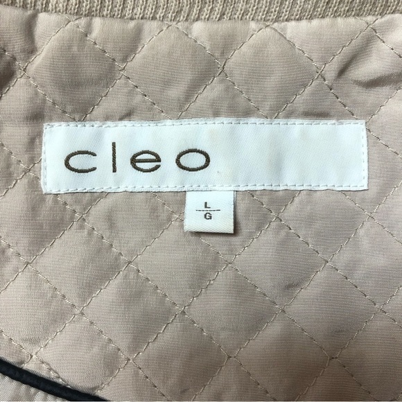 𝅺Cleo Quilted Tan Vest Size Large - Picture 4 of 11